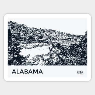 Alabama USA Magnet